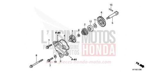 POMPE A EAU CBR125RTD de 2013
